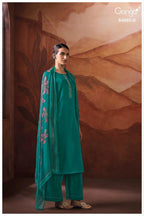 Ganga Lvessa 4885 Cotton Satin Printed Neck Salwar Kameez