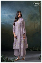 Ganga Malia 5119 Bemberg Silk Printed Salwar Kameez Collection