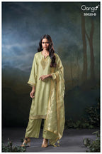 Ganga Meloni 5020 Bemberg Silk Embroidered Salwar Kameez