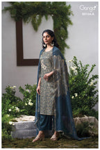 Ganga Mithila 5134 Cotton Satin Embroidered Salwar Kameez