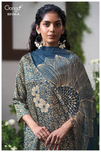Ganga Mithila 5134 Cotton Satin Embroidered Salwar Kameez