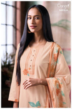 Ganga Nairika 4916 Cotton Printed With Handworked Salwar Kameez