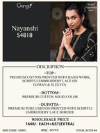 Ganga Nayanshi 4818 Cotton Handworked Salwar Kameez