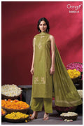Ganga Nireya 4803 Cotton Printed Embroiderd Salwar Kameez