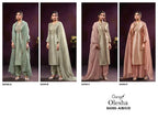 Ganga Olesha 4355 Bemberg Silk Jacquard Work Salwar Kameez