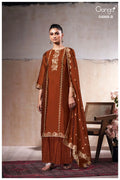 Ganga Pravika 4968 Viscose Woven Silk Jacquard Work Salwar Kameez