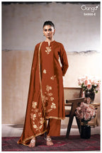 Ganga Pravika 4968 Viscose Woven Silk Jacquard Work Salwar Kameez