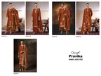 Ganga Pravika 4968 Viscose Woven Silk Jacquard Work Salwar Kameez