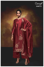 Ganga Raashii 4967 Viscose Embroidered Salwar Kameez