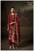 Ganga Raashii 4967 Viscose Embroidered Salwar Kameez