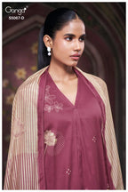 Ganga Riviera 5067 Cotton Satin Printed Salwar Kameez Collection