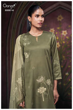 Ganga Riviera 5067 Cotton Satin Printed Salwar Kameez Collection