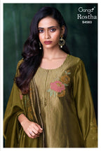 Ganga Rostha 4583 Viscose Woven Silk Jacquard Work Salwar Kameez