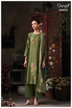 Ganga Saoirse 5080 Viscose Jacquard Work Salwar Kameez Collection
