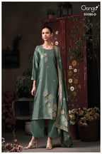 Ganga Saoirse 5080 Viscose Jacquard Work Salwar Kameez Collection
