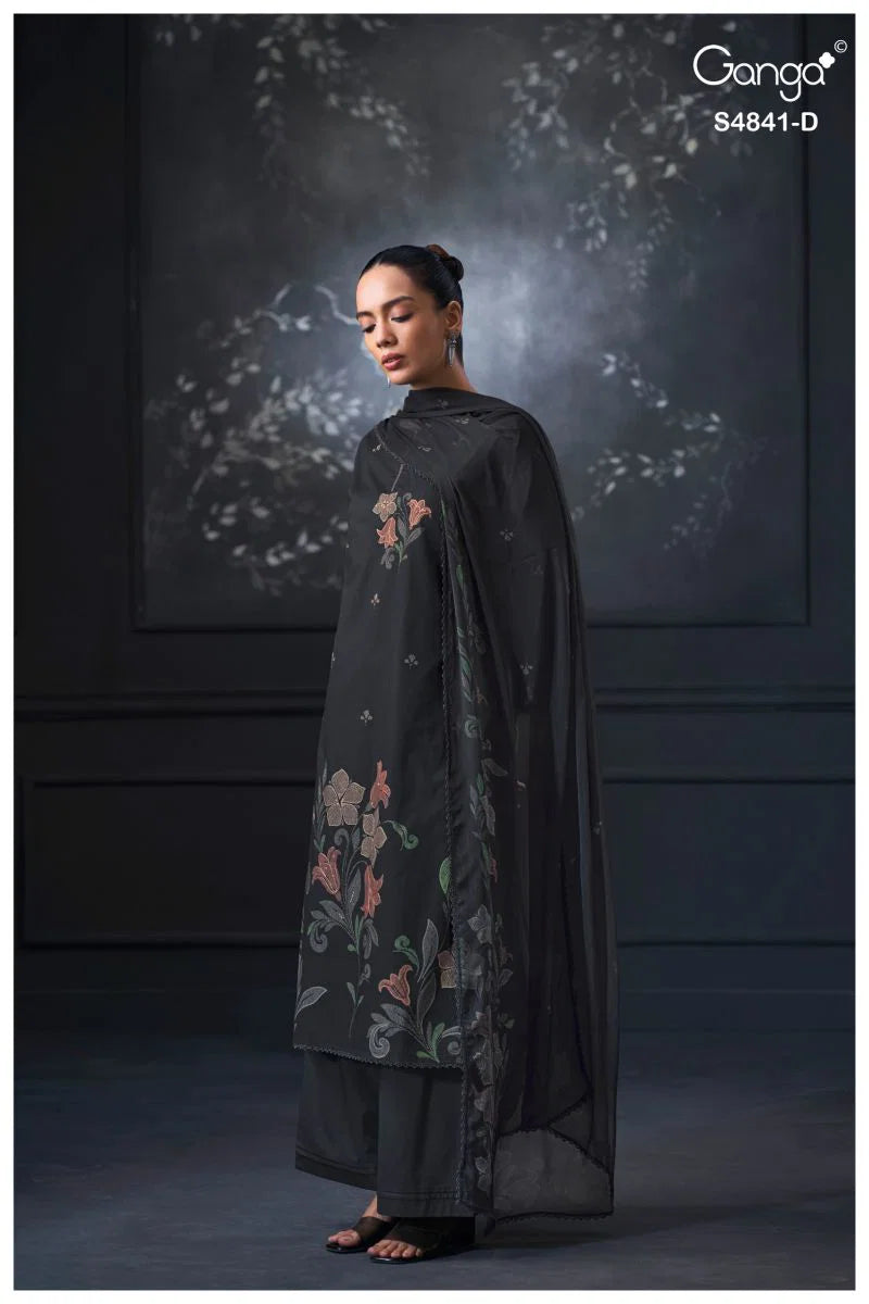 Ganga Taniri 4841 Cotton Embroidered Salwar Kameez