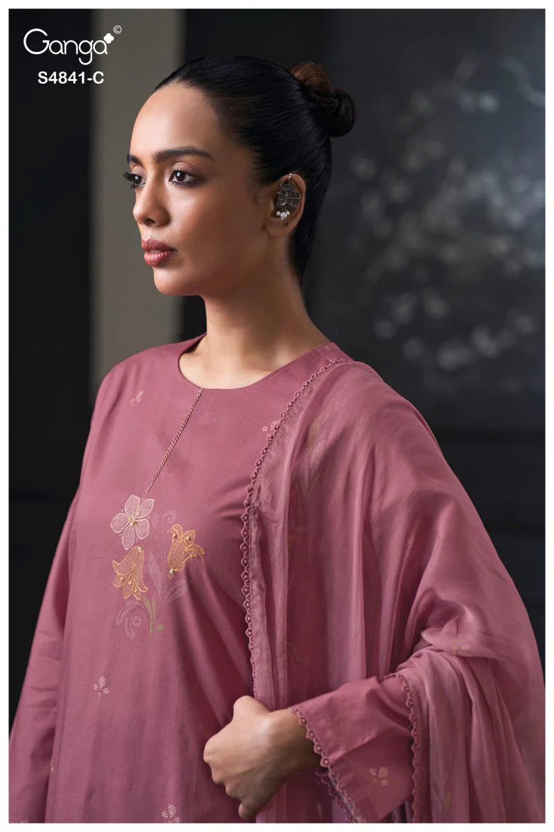 Ganga Taniri 4841 Cotton Embroidered Salwar Kameez