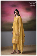 Ganga Toshika 4932 Viscose Silk Jacquard Embroidered Salwar Kameez