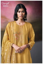 Ganga Toshika 4932 Viscose Silk Jacquard Embroidered Salwar Kameez