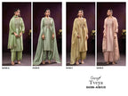 Ganga Tveya 4356 Bemberg Silk Jacquard Work Salwar Kameez