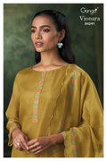 Ganga Vionara 4241 Bemberg Silk Jacquard Printed Salwar Kameez