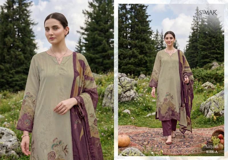 Glossy Simar Aayat Viscose Organza Digital Printed Salwar Kameez