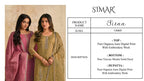 Glossy Simar Siraa Organza With Embroidery Work Salwar Kameez