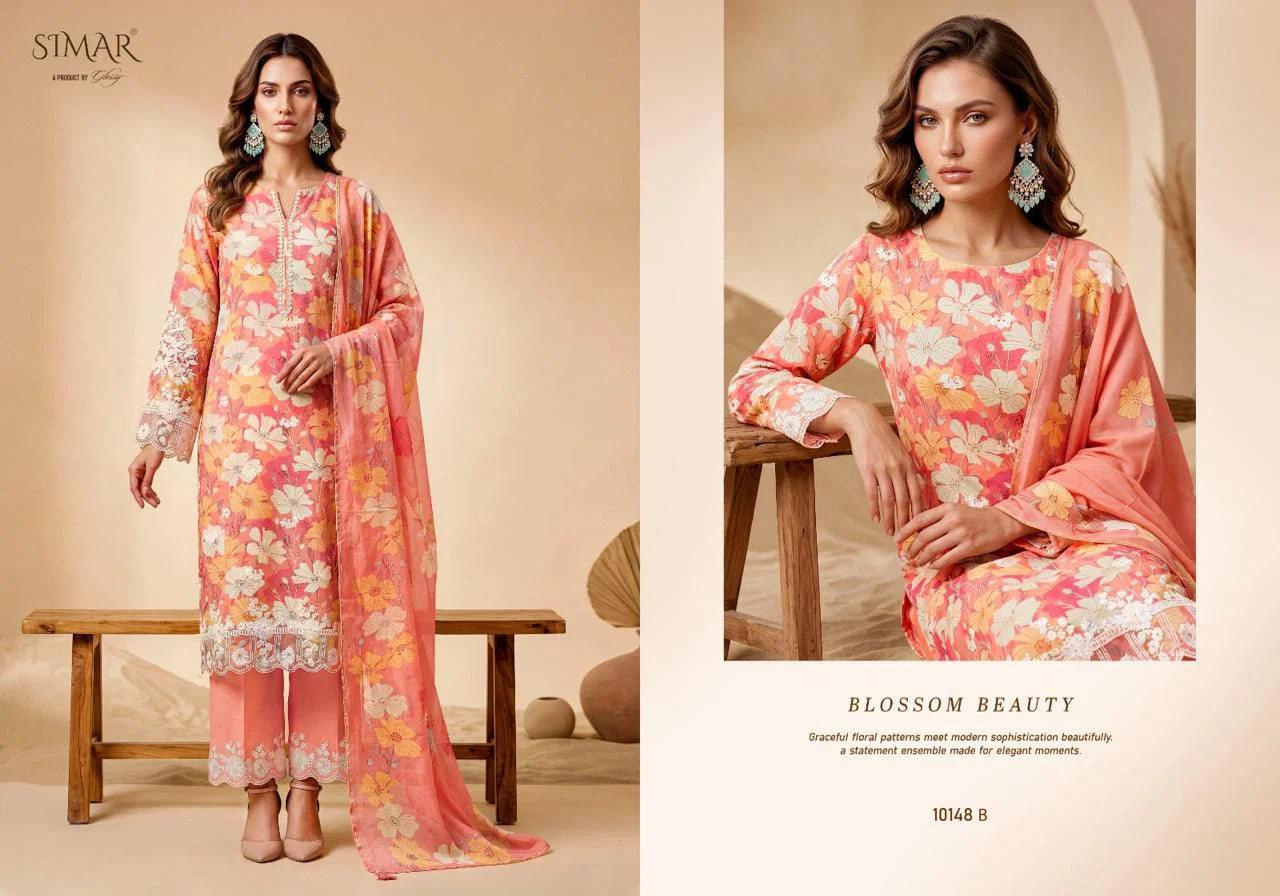 Glossy Simar Vastrika Mal Cotton Digital Printed Salwar Kameez