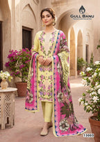 Gull A Ahmad Gull Banu Vol 13 Cambridge Printed Karachi Dress Material
