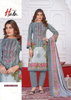 Hala Aayat Vol 3 Cotton Digital Print Embroidered Dress Material Collection