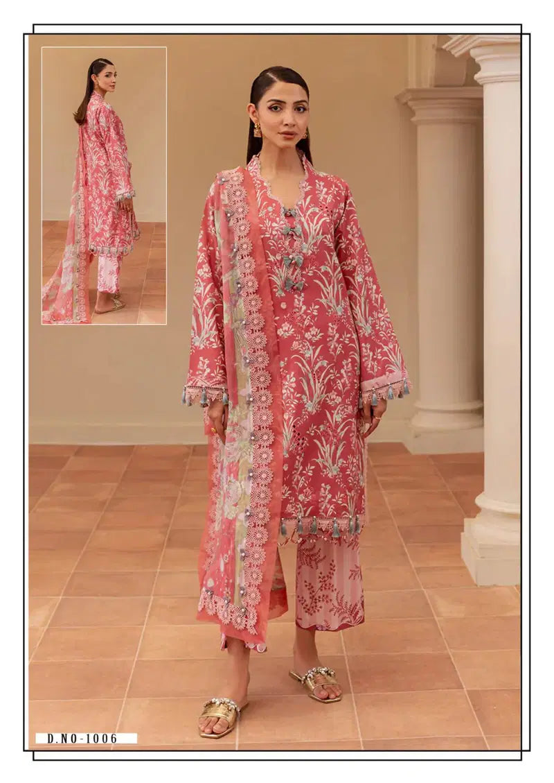 Hala Mausummery Vol 1 Lawn Cotton Karachi Print Dress Material