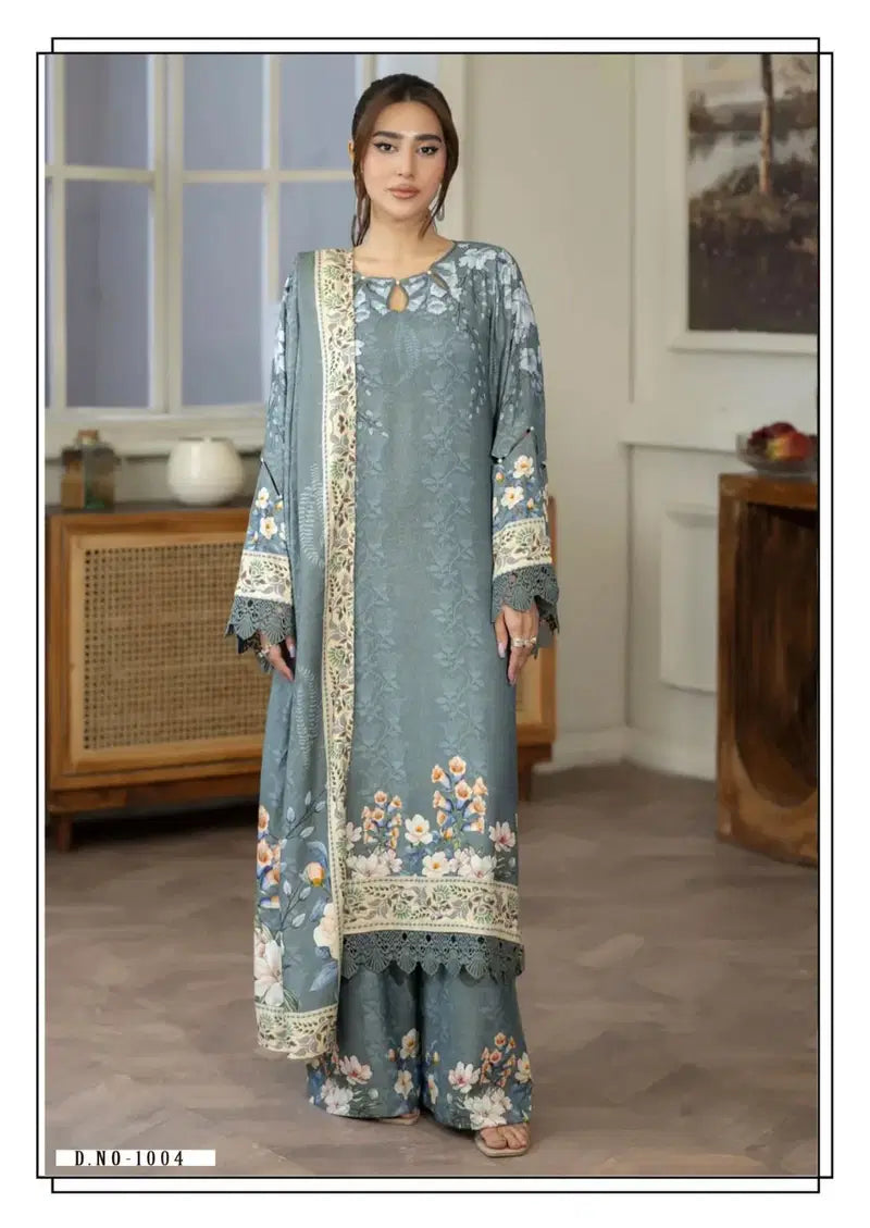 Hala Mausummery Vol 1 Lawn Cotton Karachi Print Dress Material