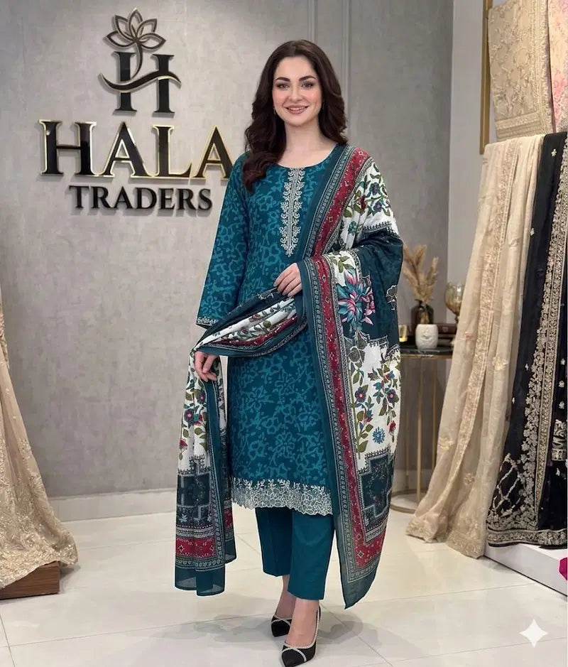 Hala Super Star Edition 8 Cotton Digital Dress Material