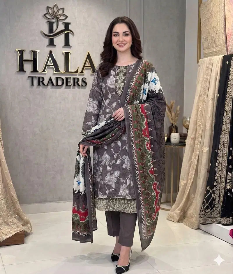 Hala Super Star Edition 8 Cotton Digital Dress Material