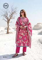 Harshit Lumina Pure Zam Embroidered Dress Material