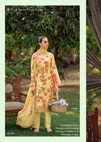 Hermitage Iznik Vol 2 Lawn Cotton Embroidered Dress Material