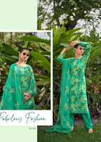 Hermitage Iznik Vol 2 Lawn Cotton Embroidered Dress Material