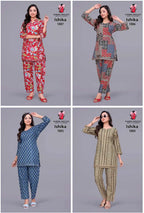 Hiaara Ishika Vol 1 Cotton Printed Fancy Co Ord Set Collection