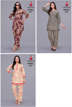 Hiaara Ishika Vol 1 Cotton Printed Fancy Co Ord Set Collection