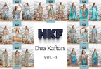 Hkf Dua Kaftan Vol 3 Soft Satin Printed Fancy Kaftan Collection
