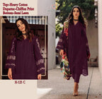 Hoor Tex 125 A And C Cotton Embroidered Salwar Kameez ₹ 1700