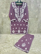 Hoor Tex 186 A To D Hevay Rayon With Embroidered Kurti With Bottom