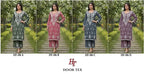 Hoor Tex 186 A To D Hevay Rayon With Embroidered Kurti With Bottom