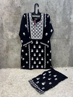 Hoor Tex 187 A To D Rayon With Embroidery Worked Salwar Kameez