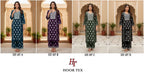 Hoor Tex 187 A To D Rayon With Embroidery Worked Salwar Kameez