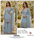 Hoor Tex 358 A To D Chiffon Embroidered Salwar Kameez Collection