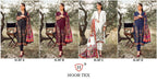 Hoor Tex 387 A To D Rayon Embroidered Salwar Kameez Collection
