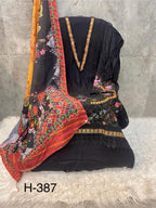Hoor Tex 387 A To D Rayon Embroidered Salwar Kameez Collection