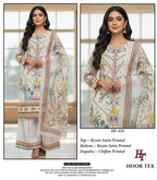 Hoor Tex 410 Rayon Satin Printed Salwar Kameez