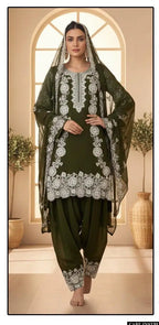 Hoor Tex 489 A To D Heavy Georgette Zarkan Worked Salwar Kameez Collection